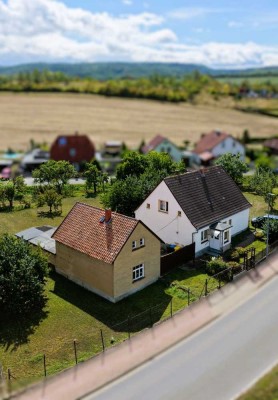Timmenrode-Ihr Projekt im Grünen: TOP Grundstück 2.339 m² mit Haus+Nebengelass u. alles muss neu!