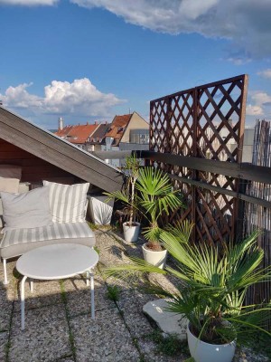 Maisonette-Wohnung mit Dachterrasse
