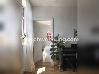 Tauschwohnung: Helle 2-Zimmer Altbauwohnung in Eppendorf + Südbalkon