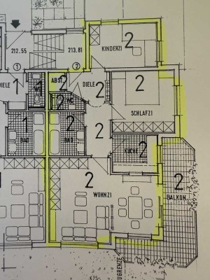 Schöne 3,5-Zimmer-Wohnung mit gehobener Innenausstattung mit Balkon und EBK in Bad Mergentheim