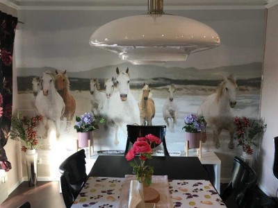 4,5-Zimmer (104+70 m²) zu 90% möbliert Wohnung mit Balkon, Garten, Garage in Ostfildern