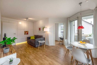 Helle möblierte 2-Zi-Wohnung im grünen Wiederitsch