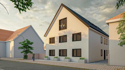 Gehobene 2-Zimmer-DG-Wohnung, KfW40 Neubau, Erstbezug