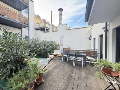 Neubau | Charmante Maisonette-Wohnung mit Terrasse und Balkon in ruhiger Innenhoflage