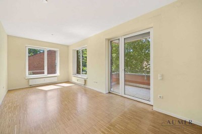 Lichtdurchflutete 2-Zimmer-Wohnung mit Südwest-Balkon in ruhiger Lage