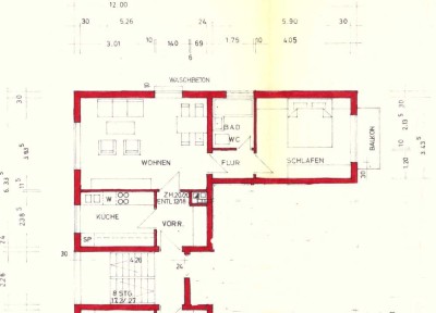 2-Zimmer-Wohnung mit Balkon in Nürnberg Wöhrd