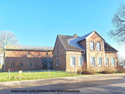 Idyllischer Resthof zum Renovieren mit Wiese am Ortsrand