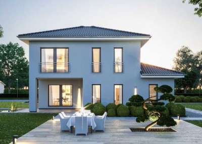 Mediterrane Stadtvilla mit Premiumausstattung und Außenlounge in Plau Am See
