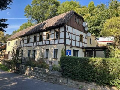 Ländliche Idylle- Fachwerkhaus – unrenoviert, auch Abriss möglich