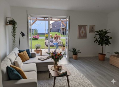 Provisionsfrei - Neubau - Eigentumswohnung mit Terrasse und Garten!