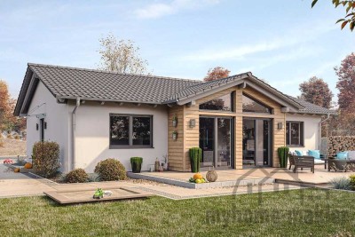 neues Bungalow in EH40 als Ausbauhaus mit Grundstück in Schwarzenbruck