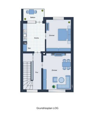 Helle Maisonette-Wohnung mit Balkon & Gartenanteil – frisch modernisiert