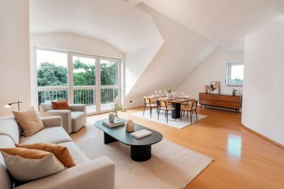 Helle, moderne 3-Zimmer-Maisonettewohnung in bevorzugter Lage von Trebur