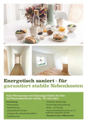 Haustiere herzlich willkommen: Neu renovierte 2-Zi-Wohnungen in Wolfshagen/Groß Pankow ab 09/25