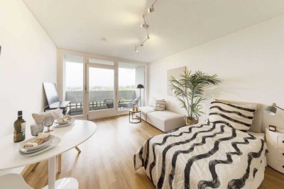 *5 % Rendite* – Renovierte, großzügige 1-Zimmer-Wohnung mit Weitblick über München