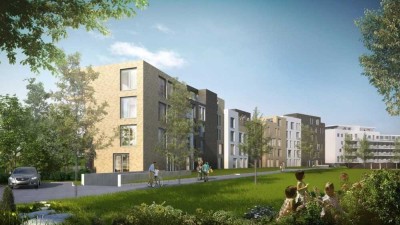 Hermülheim - Gemütliche Wohnung mit Loggia, ggf. Einbauküche, 2 Fensterbäder, Tiefgarage,Bahnnähe.