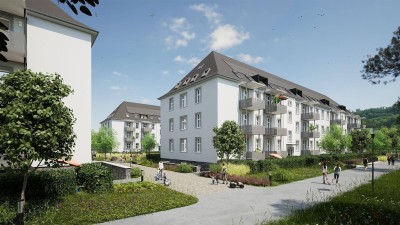 Erstbezug - Helle 1-Zimmer-Wohnung mit Balkon