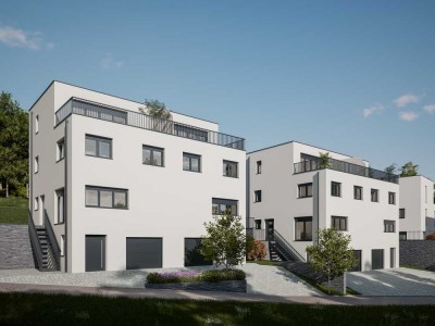 MODERNE DOPPELHAUSHÄLFTE MIT RHEINBLICK - DHH 1