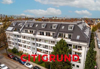 Nahe Luitpoldpark - Außergewöhnliche  4,5-Zi. Maisonette mit sonniger Süd-Dachterrasse