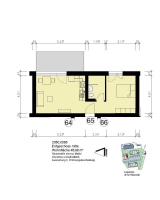 2 Zimmer-Wohnung in Heide