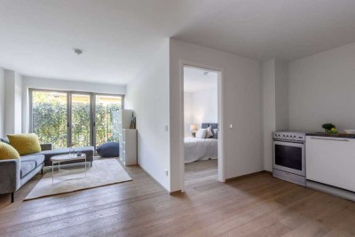 SMART // Hochwertig teilmöblierte 2-Zimmer-Terrassenwohnung
