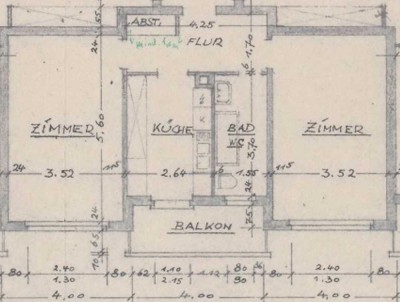 � Frisch renovierte 2-Zimmer-Wohnung mit neuer Küche, Fußbodenheizung & Balkon