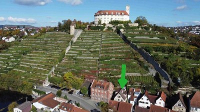 Platz, Garten. Nahe zu Marktplatz und zum Freizeitvergnügen an der Enz