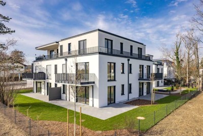 FORMHAUS | Bezugsfertige 3-Zi.-Gartenwohnung mit Hobbyraum, zwei Terrassen und unverbaubarem Blick