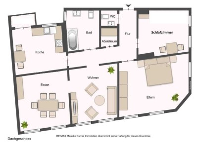 Dachgeschosswohnung (ca. 110 m²) mit Balkon zum selbst nutzen oder vermieten - 6 % Rendite möglich