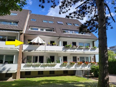 BEREITS FREI: WOHNUNG MIT SONNENBALKON UND GARAGE IN ZENTRALER LAGE VON BÜDERICH ZU VERKAUFEN...