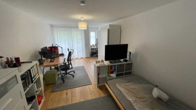 Gepflegte Wohnung mit einem Zimmer sowie Balkon und Einbauküche in Pforzheim