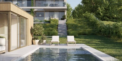 Garden Apartment: Privater Indoor Spa-Bereich inklusive Pool im Garten