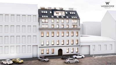 ERSTBEZUG II PERFEKTE 4 ZIMMER MIT RIESIGEM HOFSEITIGEN BALKON / IDEALER GRUNDRISS - WOHNKÜCHE + 3 GETRENNT BEGEHBARE SCHLAFZIMMER / NÄHE SCHÖNBRUNN UND U3