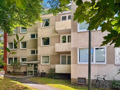 Geräumige 2,5-Zimmer-Wohnung mit ansprechendem Grundriss und sonnigem Balkon in Hamburg-Lokstedt