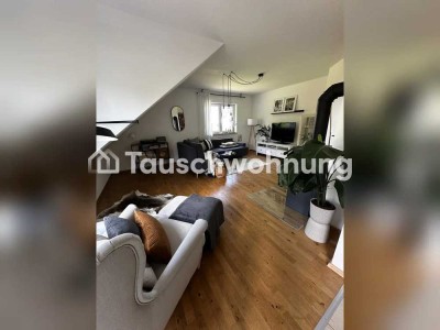 Tauschwohnung: 4,5-Zimmer-Maisonette-Wohnung - Moniberg - Balkon/Holzofen