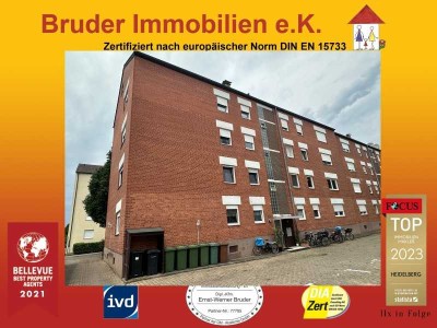 Walldorf,  2 ZKB OPEN HOUSE 14.6.  11.00-11.30h Beethovenstr. 12, Balk, Garage, FREI, keine K-Prov
