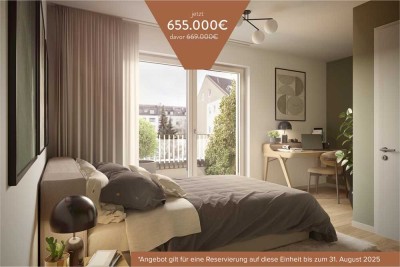 AKTIONSPREIS: 3-Zimmer-Terrassenwohnung mit eignem Gartenanteil und optimaler Südausrichtung