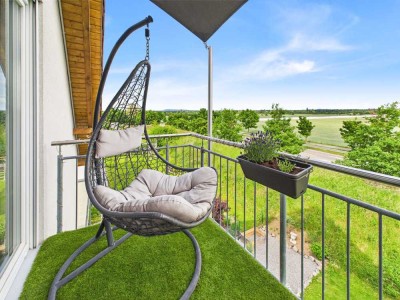 neuwertige Maisonette-Wohnung:  Wohnen mit Panoramablick