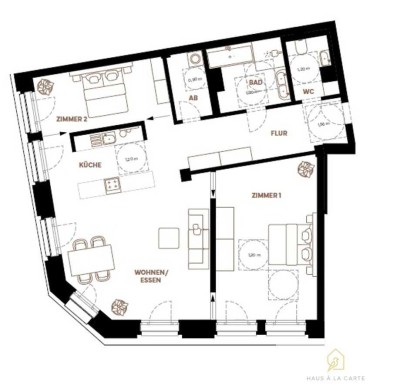 Erstbezug: Großzügige 3-Zimmer-Wohnung im Erdgeschoss einer denkmalgeschützten Fabrik