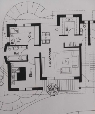 Helle 3-Zimmer Wohnung mit Balkon in Trossingen