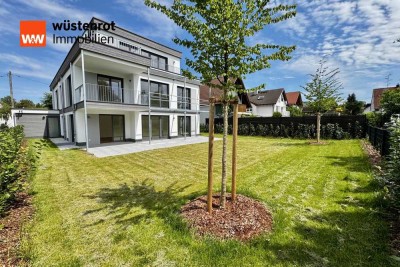 Erdgeschoss-Oase -  Innovativer Neubau mit überzeugendem energetischen Konzept und großem Süd-Garten