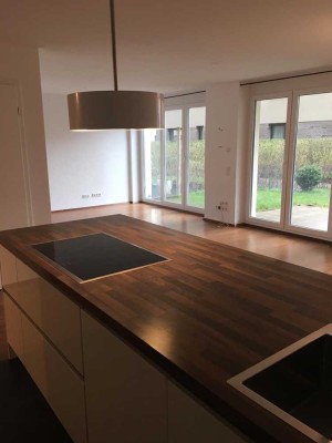 Moderne Gartenwohnung im aufstrebenden Gallus – 2 bis 3 Zimmer, Tiefgarage, Top-Ausstattung