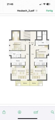 Verkaufe barrierefreie 2 Zimmer Wohnung iin Zentrum von Heubach