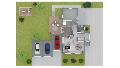 Kernsaniertes Einfamilienhaus mit neuwertiger EBK und Gartenoase