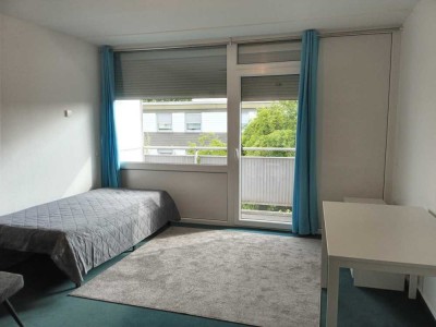 Möblierte Wohnung mit Balkon und Stellplatz / Furnished flat with balcony and parking space