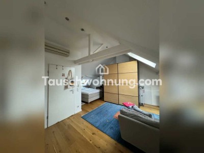 Tauschwohnung: Biete Apartment gegen 2,3-Zimmer-Wohnung mit Balkon