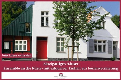 Einzigartiges Häuser - Ensemble an der Küste-mit exklusiver Einheit zur Ferienvermietung