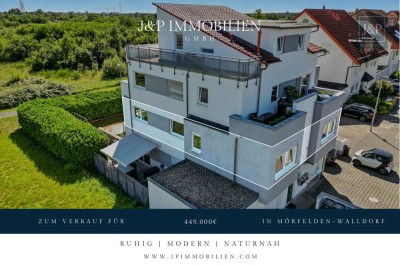 Traumhafte 3-Zimmer-Wohnung mit Balkon und Weitblick auf das Naturschutzgebiet in ruhiger Lage