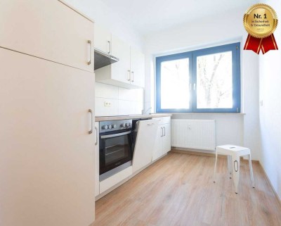Gartenwohnung mit Einbauküche und saniertem Bad