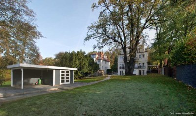 Villa 3 Wohneinheiten großer Garten am Wasser Bootssteg PKW Stellplätze bezugsfrei nach Vereinbarung